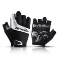 thumbnail image 1 of Gants Demi-Doigts Antidérapants avec Support Rembourré pour Poignets Fitness Short Open, 1 of 2