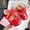 Red, variant on VOUZZA Toddler Girls Princess Shoes Solid Color Bowknot Patent Leather Flat -on Loafers Mary Jane Walking Shoes