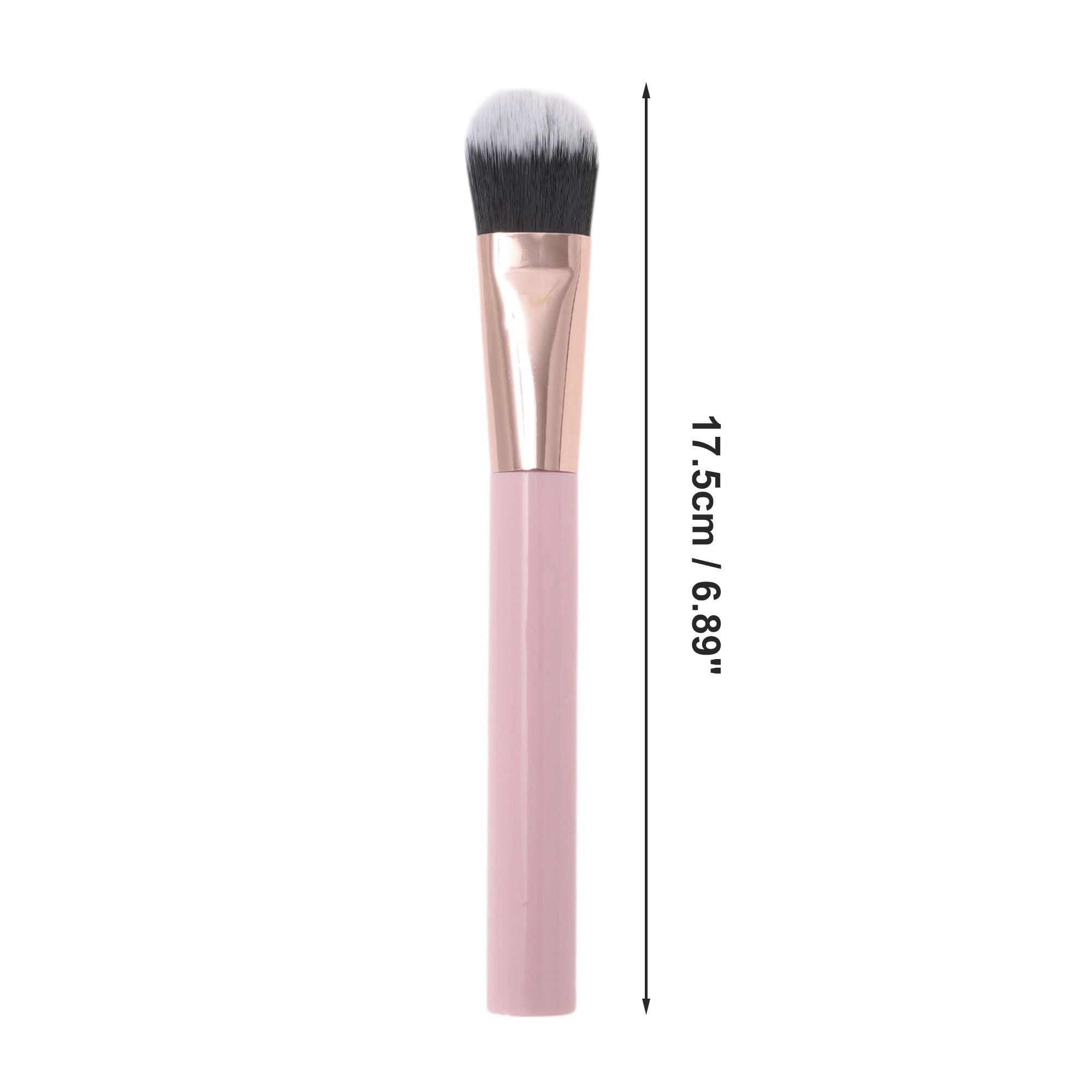 Unique Bargains 1 Pc Durable Tongue-shaped Foundation Brush Pink