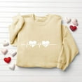 thumbnail image 3 of zbxnLI Womens Spring Sweatshirts Crew Neck Pullover Top Valentine's Day Tops Long Sleeve Sweatshirt Fashion Outfits, 3 of 6