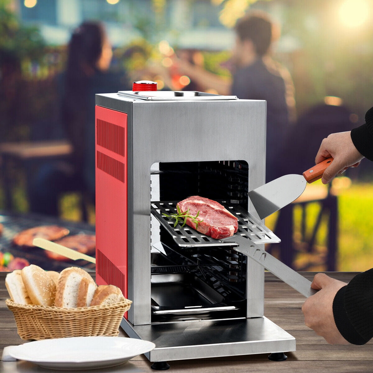 Infrared grill steak hotsell