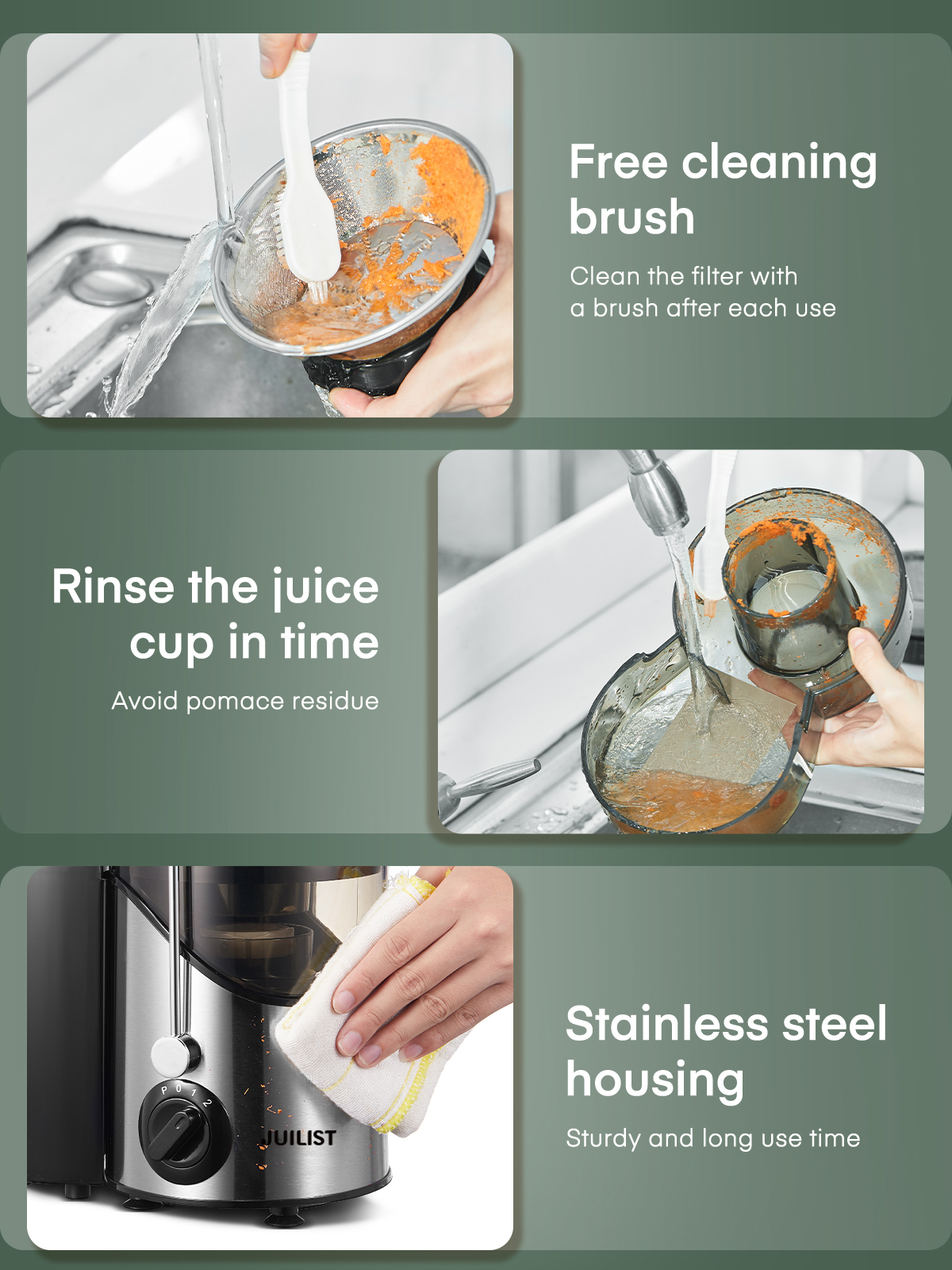 Juilist Juicer Machine with 3-Inch Feed Chute photo 2