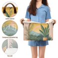thumbnail image 5 of Yayeee Foldable Storage Basket for Shelves with Handles Set of 2 Waterproof Cloth Bins, Boho Plants, 5 of 7