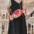 thumbnail image 5 of Yvsxxv 1Pc Red Candy Design Y2K PU Leather Crossbody Shoulder Bag Daily Casual Use, 5 of 7