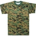 thumbnail image 1 of Rothco Digital Camo T-Shirt - Woodland Digital Camo, 3X-Large, 1 of 2