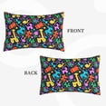 thumbnail image 2 of Fuzoiu Colorful Air Balloons1 Print Fuzzy Pillowcases, Super Soft Pillow Case Cover with Zipper for Bedroom, Sofa, Couch,Cozy Pillow Shams for All Seasons-16"x24", 2 of 6