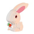 thumbnail image 1 of Rompecabezas de manualidades de papel 3D Hugo rompecabezas a juego con formas de dibujos animados Montessori, 1 of 10
