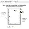 thumbnail image 4 of MCS Foundation 16x20 Poster Frame Traditional Brass, Vertical & Horizontal Wall Hanging Large Picture Frame for Photos, Posters & Art Prints (1-Pack), 4 of 6