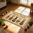 thumbnail image 5 of QuanTara Easter Bunny Print Doormat 23.6x15.7 Inch - Indoor Outdoor Welcome Mat, Non-Slip Holiday Decorative Rug for Doorstep, Porch, Entryway, 5 of 7