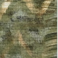 thumbnail image 3 of HomeRoots 665497 5 x 8 ft. Olive Green, Gold & Charcoal Abstract Washable Machine Made Rectangle Area Rug with UV Protection, 3 of 9