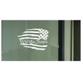 thumbnail image 4 of UR Impressions 7.5in. MWht Stars Right Tattered American Flag - We The People Decal - Matte White, 4 of 5