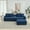 Navy, variant on LOYALICE Ottoman, Oversized Corduroy Ottoman for Sectional Sofa Couch, Gray