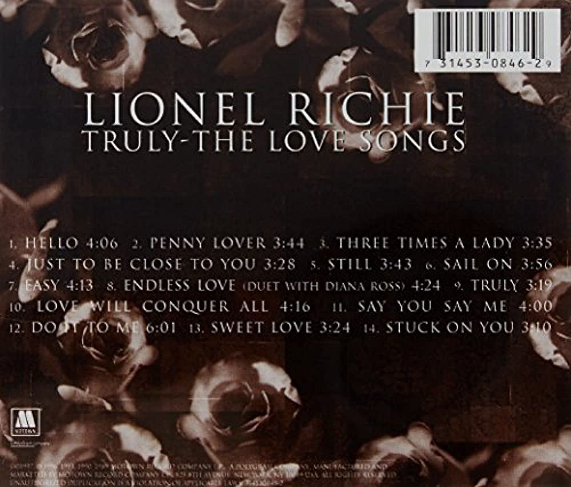 Lionel Richie - Truly: The Love Songs - Pop Rock - CD - image 2 of 2