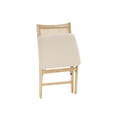 thumbnail image 2 of Riviera Rattan Back Folding Chair with Upholstered Seat, Natural, 2 of 24