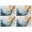 Blue Gold Marble, variant on Blue Gold Marble Pattern Summer Placemats Table Placemats Set Of 4-Linen Kitchen Washable Placemats Table Mats 11.8"x17.7" Non-Slip Heat Resistant