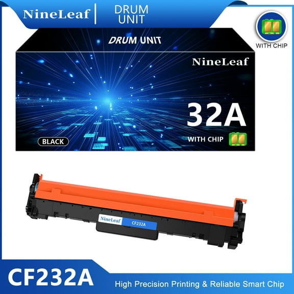 NineLeaf Compatible 32A drum Replacement for HP CF232A 32A Drum Unit Kit use for Laser jet Pro M203d M203dn M203dw M227fdw M227fdn M227sdn M148dw M148fdw M118dw Printer (1 Pack,23000 Pages)