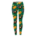 thumbnail image 5 of Bibifish Women's Leggings Thanksgiving Pattern High Waisted Stretch Leggings Slim Fit Casual Wear Festive Pattern Comfortable Pants, 5 of 5