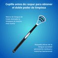 thumbnail image 3 of Raspador De Lengua Silicona Suave Limpieza Profunda 4 Piezas UNIVERSOENLINEA, 3 of 7