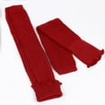 thumbnail image 6 of HUPOM 1 Pair Socks for Women Summer Clearance Fashion Knee-High Soft Tube Socks Red, 6 of 9