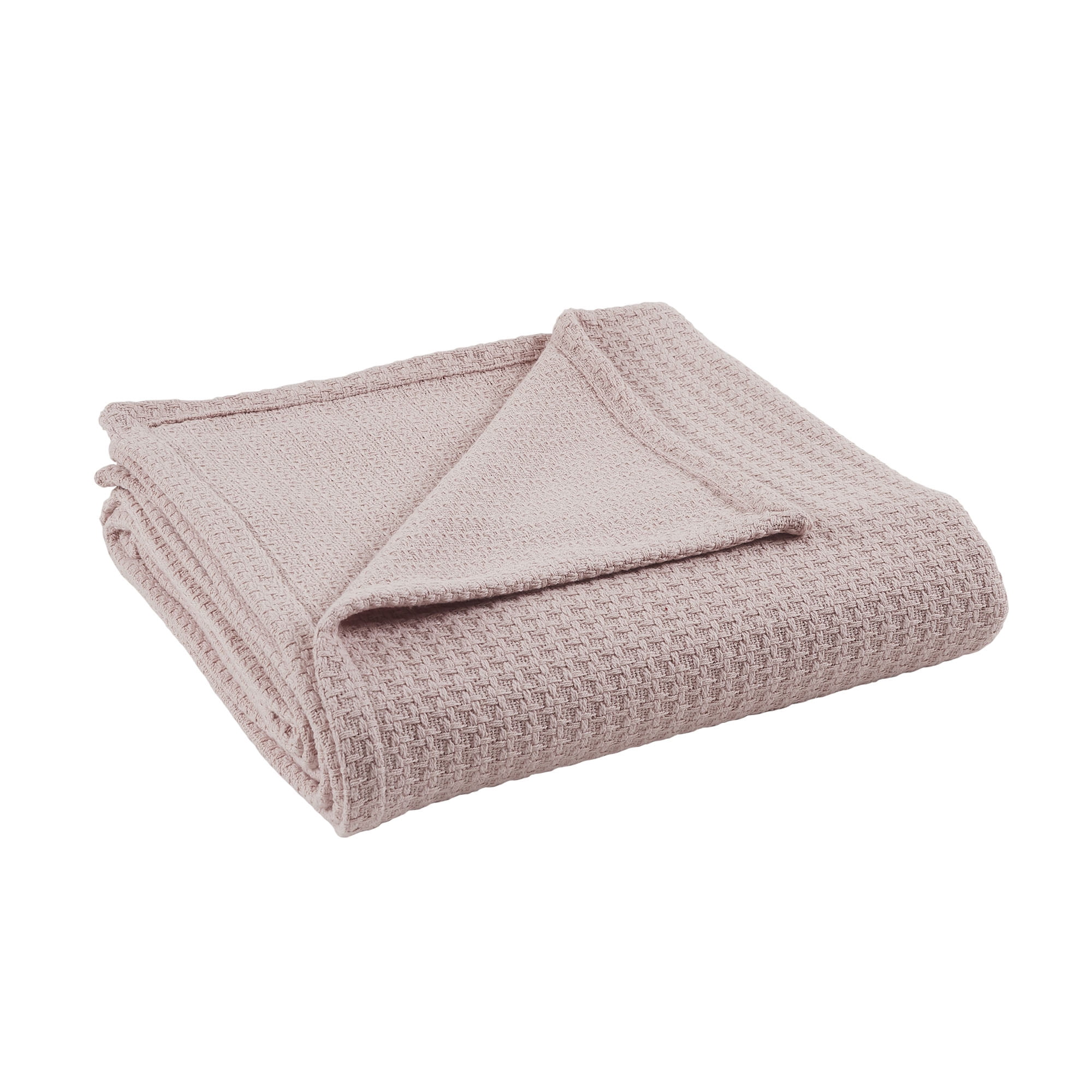 Modern Thread White Waffle Weave 100% Cotton Adult Thermal Blanket