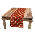 thumbnail image 1 of Abstract Table Runner, Vintage 60s Hippie Style Colorful Geometrical Dotted Repeating Symmetric Print, Dining Room Kitchen Rectangular Runner, 3 Sizes, by Ambesonne, 1 of 2