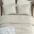 thumbnail image 5 of California King Comforter Set with Sheet - 4 Pieces Soft Beige Bedding Sets, Grid Pinch Pleat, All Season Lightweight Fluffy Bed Set, 5 of 6