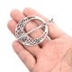 thumbnail image 4 of Broche vintage para capa, 1 paquete de broche penannular para capa, pin para bufanda, pin para chal, broche para cárdigan (plata), 4 of 7