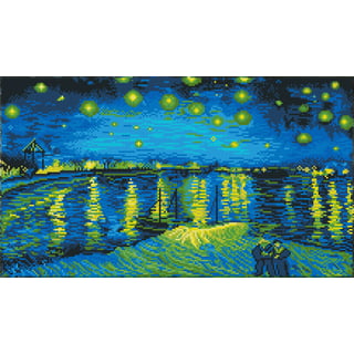 Staroar Diamond Painting Starry Night - Full Drill Crystal Rhinestone