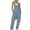 BU1, variant on Womens Overalls Solid Color Boho Streetwear Rompers Wide Leg Pants With Pockets GY1 S