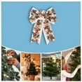 thumbnail image 4 of Adorno Colgante de Lazo navideño Xihbxyly para Árbol de Navidad Ramo de flores, 4 of 7