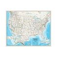 thumbnail image 2 of Hemispheres Contemporary Laminated Wall Map, United States, 2 of 2