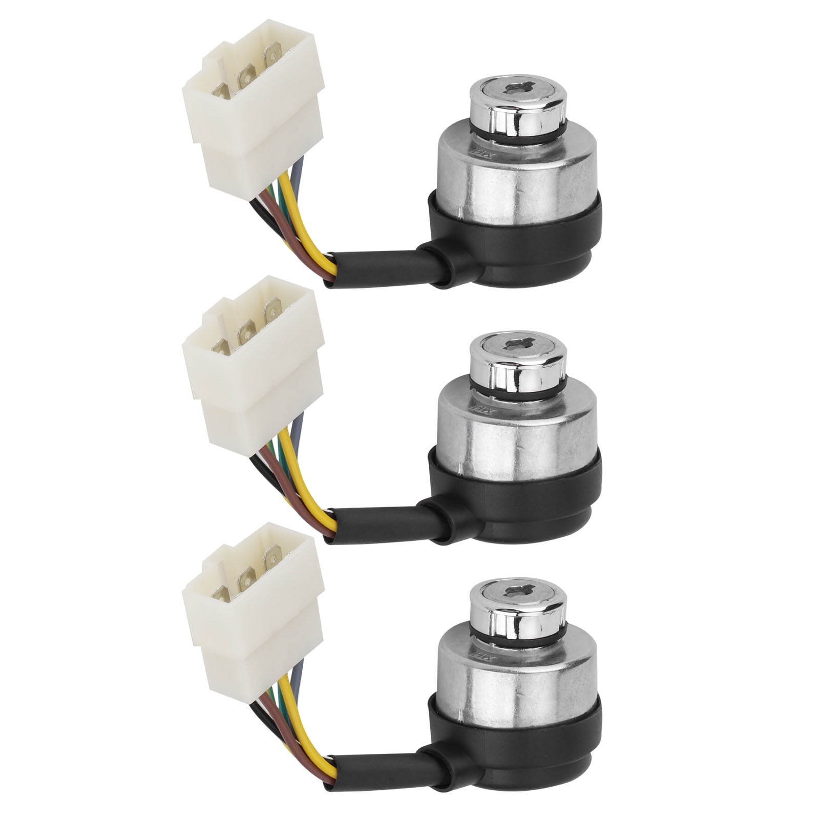 Ecoyyzn 3Set 6 Wire Ignition Switch With Key For 188F/GX390/190F/GX420 Gasoline Engine Generator