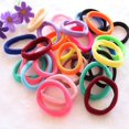 thumbnail image 3 of 50 Uds., el precio más bajo, lazos elásticos para el cabello para niña, pulsera de cola de caballo con cuerda// kaili Sencillez, 3 of 4