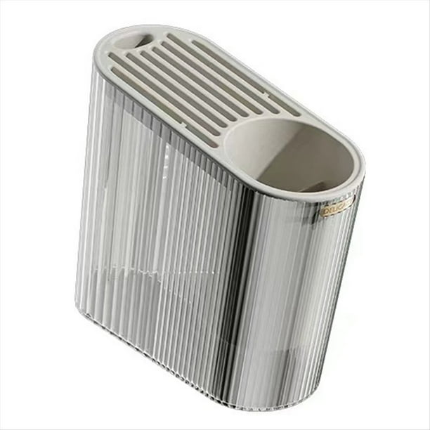 Porta Cuchillos Estante de Almacenamiento Encimera Jaula para Palillos Multifuncional Porta Cuchillos Caja de Almacenamiento Integrada,B