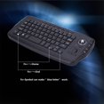 thumbnail image 3 of ratón trackball, multimedia inalámbrico con rueda de despzamiento de GHz para telemando de tabletas Windows 2000 / Yotijar Mini teclado, 3 of 9