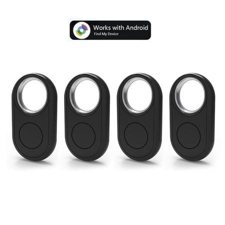 RSH Bluetooth Tracker Tag 4 Pack, Key Finder for Keys Luggage and Pets, Android Compatible, Water Resistant