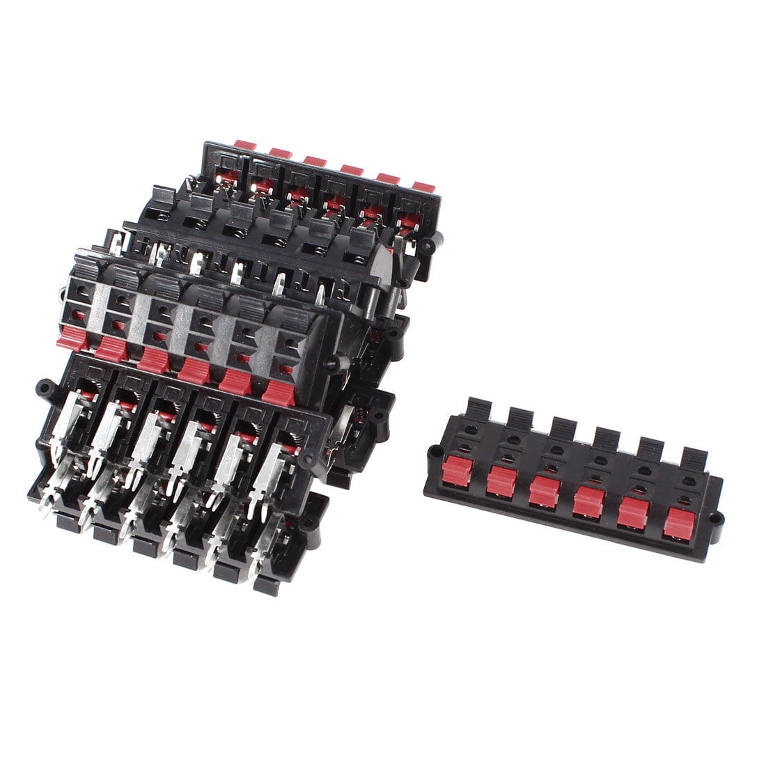 10 Pcs 12 Way Spring Loaded Speaker Terminals Board Connector 90x30mm