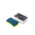 thumbnail image 1 of Full Circle Bubble Up Ceramic Soap Dispenser & Scrubber Sponge Set, White, 1 of 6