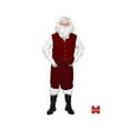 thumbnail image 2 of 7077-XXL SANTA VELVET VEST WITH BUTTONS, 2 of 2