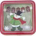 thumbnail image 1 of Christmas Iron Empty Tin Square Candy Cookie Gift Storage Container Box 6pcs Sx, 1 of 5