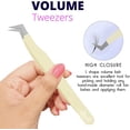 thumbnail image 3 of SIVOTE Pinces à Cils pour Extensions de Cils pour Volume, Isolation & Cils Classiques, Lot de 3, Vanille, 3 of 6