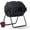 Black, variant on Compost Bin Outdoor Tumbler Compost Dual Chamber 43 Gallon Capacity  Rotating Batch Composting Tumbler with Sliding Doors  Season Composter for Garden Yard Orange