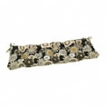 thumbnail image 4 of Pillow Perfect  Outdoor Crosby Ebony Blown Bench Cushion 18 X 56 X 5, 4 of 5