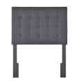 thumbnail image 1 of Twin Mid-Century Modern Tufted Head Board in Charcoal, 1 of 6