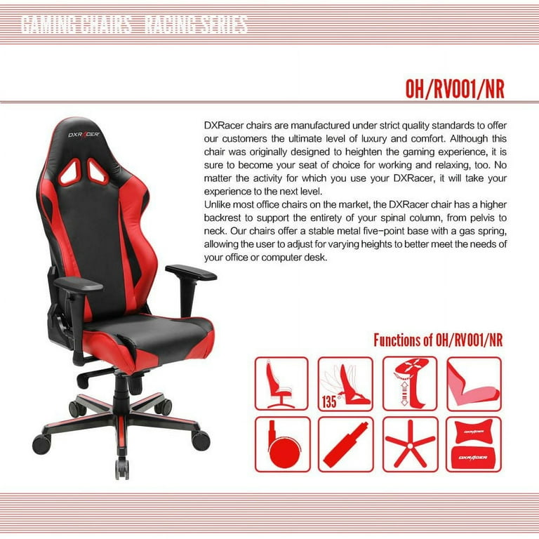 DXRACER Racing Series OH/RV001/NR Gaming Chair