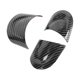 thumbnail image 4 of 3Pcs/Set Car Steering Wheel Trim Carbon Fiber Look Interior Cover Sticker for Mini Cooper R54 R56 Clubman R55 Crossover R60, 4 of 5