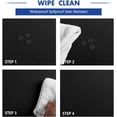 thumbnail image 4 of White Round Tablecloth 60 Inch - Waterproof Stain Resistant Spillproof Polyester Fabric Table Cloth for Dining Room Kitchen Parties, 4 of 6