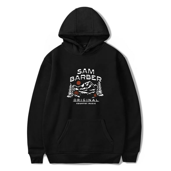 Sam Barber Merch Hoodie Music and Trees Hoodies Country Music Long Sleeve Pullover