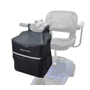 AlveyTech Large Capacity Soft Basket Tiller Bag for Mobility Scooters, Weather Resistant Storage Bag
