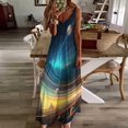 thumbnail image 2 of Galaxy Star Outer Space Sleeveless Dress Woman Fashion Long Dresses Women's Summer Suit Dress Summer 2025 Women, 2 of 6